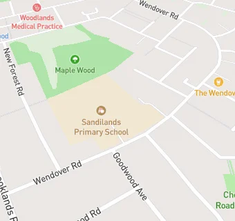 map for Sandilands Infant School