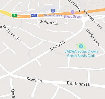 map for Rocky Lane Medical Centre