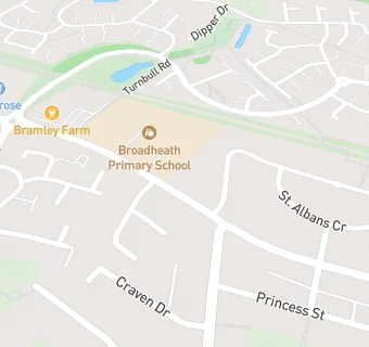 map for Broadheath Primary