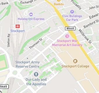 map for The Armoury (Ta Centre)