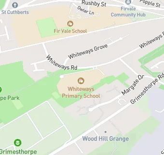 map for Whiteways Primary School