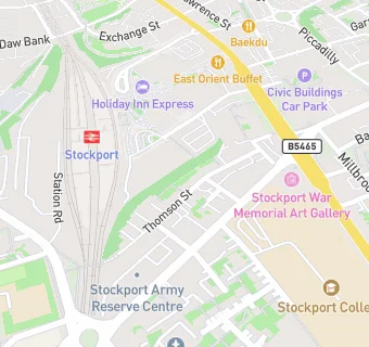 map for Stockport Baptist Church