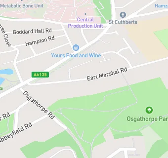 map for Westbourne House Nursing Home