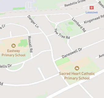 map for Sacred Heart R C Primary School