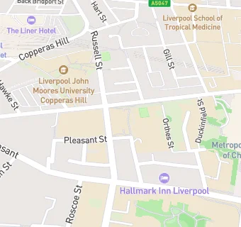 map for LJMU Core Café – Redmonds