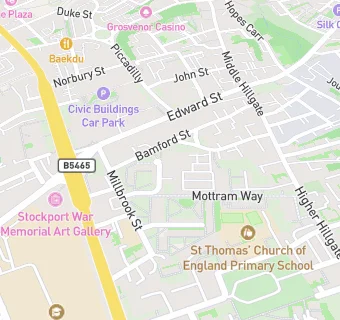 map for Mottram Street Pantry