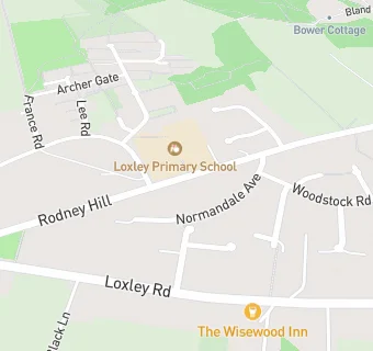 map for Loxley Primary (IJ)