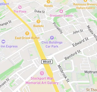 map for Stockport Events