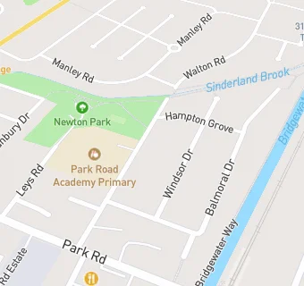 map for Park Road Academy Primary School