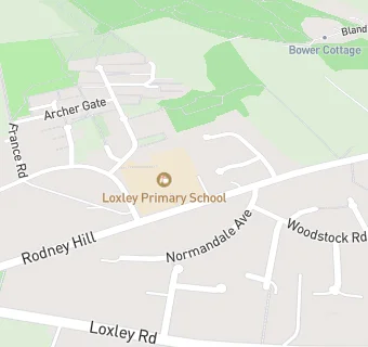 map for Loxley Primary School