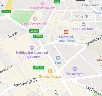 map for Premier Inn Liverpool City Centre (Lime Street)