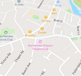 map for Northenden Players Theatre Club