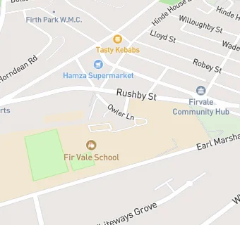 map for Page Hall Medical Centre