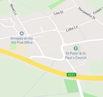 map for St Peters School