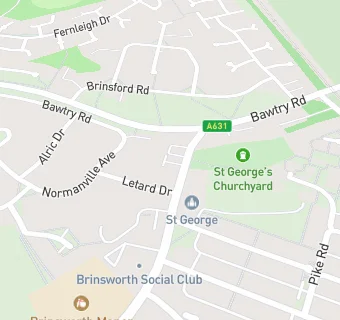 map for Brinsworth Local Mart