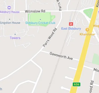 map for Gawsworth Stores Ltd