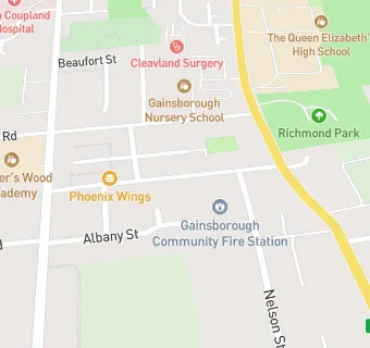 map for Oxley's Butchers