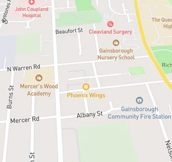 map for Phoenix Wings Takeaway