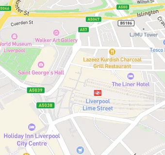 map for M to Go Lime Street