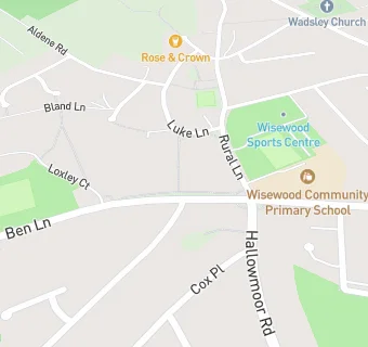 map for Tapton School Academy Trust