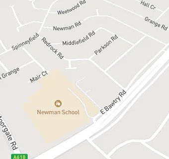 map for Newman School