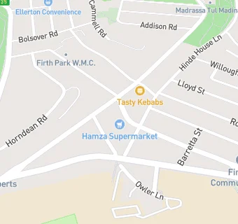 map for Hamza Supermarket