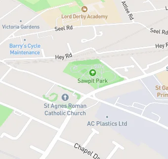 map for Huyton Hey Manor