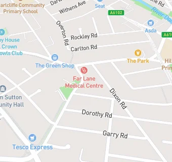 map for Far Lane Medical Centre