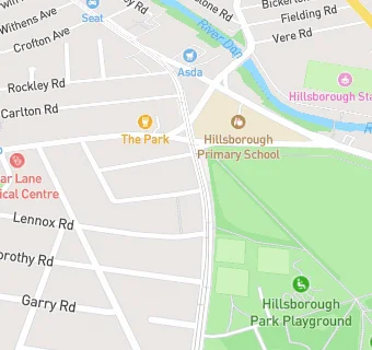 map for Hillsborough (Trinity) Community Lunch Club