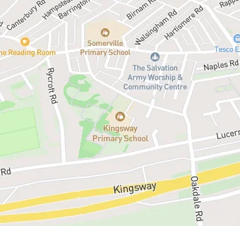 map for Kingsway Primary School