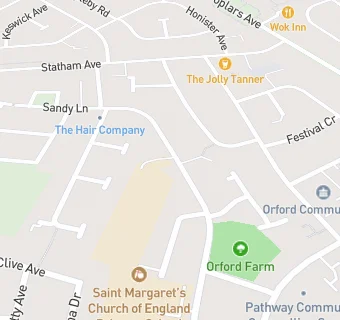 map for Smile Centre/St Margarets Link Club