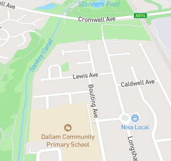 map for Dallam Community Primary School
