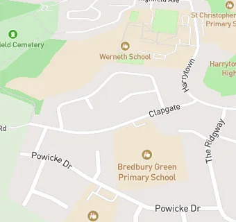 map for Orian @ Bredbury Green Primary School