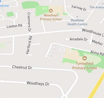 map for Tyntesfield Primary School