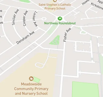 map for Meadowside Community Primary and Nursery School