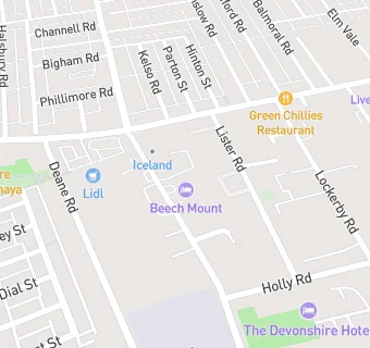 map for Beechmount Hotel