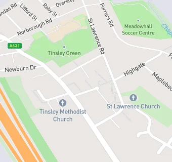 map for Clover Group - Highgate Surgery