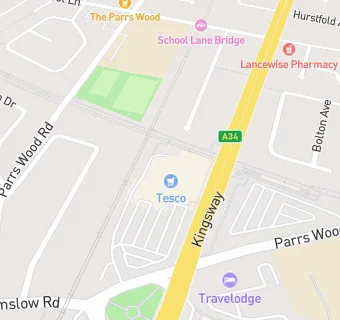 map for Tesco Instore Pharmacy