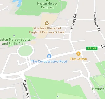 map for Heaton Mersey Med.Pract.