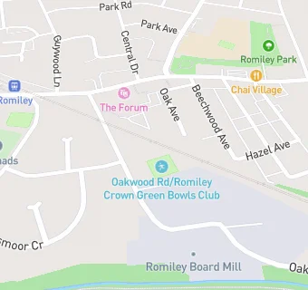 map for Romiley Bowling And Petanque Club