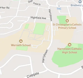 map for Bredbury School