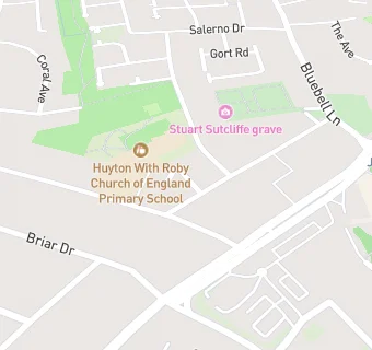 map for Huyton With Roby Constitutional Club