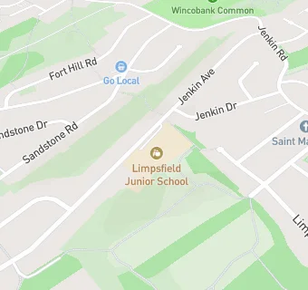 map for Limpsfield Junior School