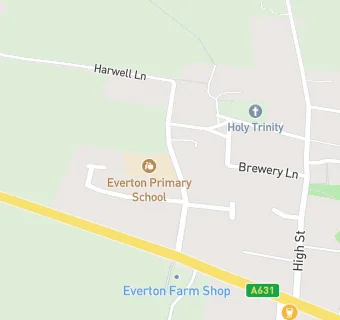 map for Everton Primary School