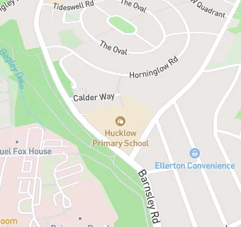 map for Hucklow Primary School