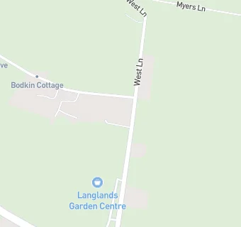 map for Langlands Garden Centre (Loxley)