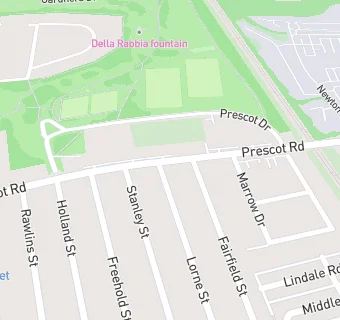 map for Prescot Road Service Station