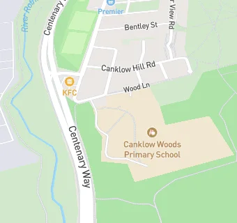 map for Canklow Woods Junior School