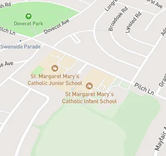 map for St Margaret Mary's Catholic Junior School