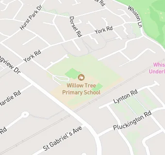 map for Willow Tree Primary School